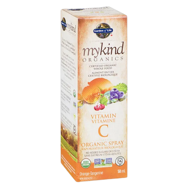 Garden Of Life Mykind Org Vit C Spray - Orange Tangerine 58ml