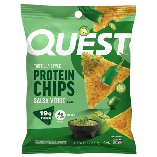 Quest Tortilla Salsa Verde Protein Chips 32g