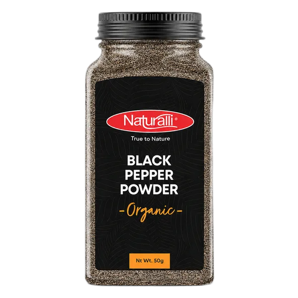 Naturalli Org Black Pepper Powder 50g