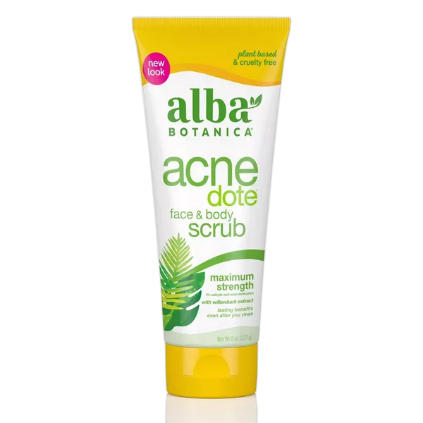 Alba Acnedote Face Body Scrub 8oz Al00761