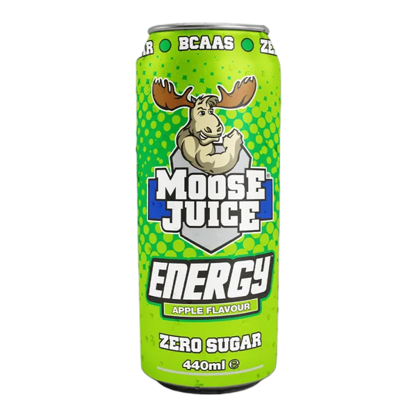 Moose Juice Bcaas Apple Flavour Energy Drink Can 440ml