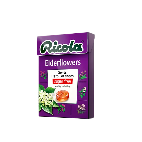 Ricola Elderflwer S/F Rev Loz 45gm