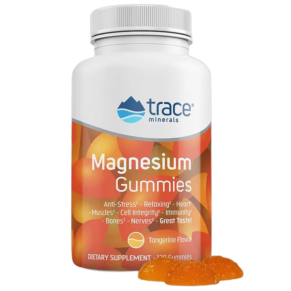 Trace Minerals Magnesium Gummies Tangerine 120s