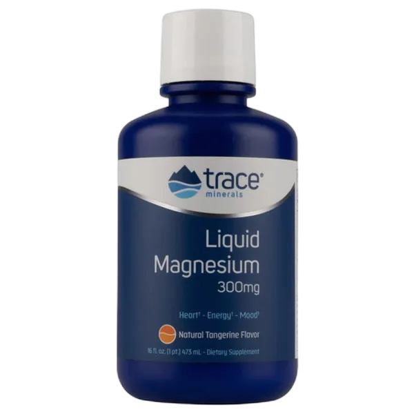 Trace Minerals  Liquid Magnesium 300 Mg Natural Tangerine (16fl) 473ml