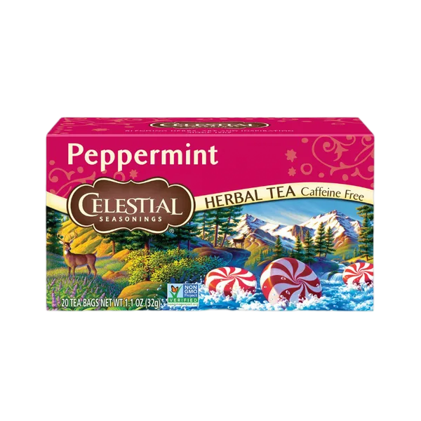 Celestial Cf Peppermint Herbal Tea 20s (32g)