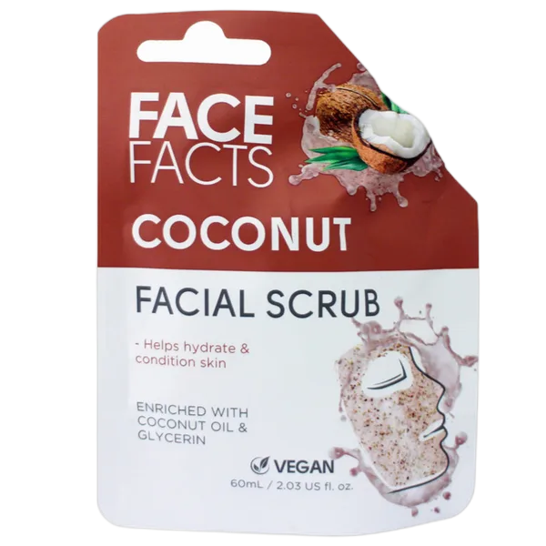 Qst Face Facts Coconut Facial Scrub 60ml