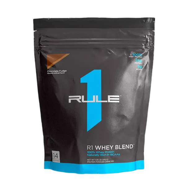Rule 1 Whey Blend Chocolate Fudge (14svs) 476g