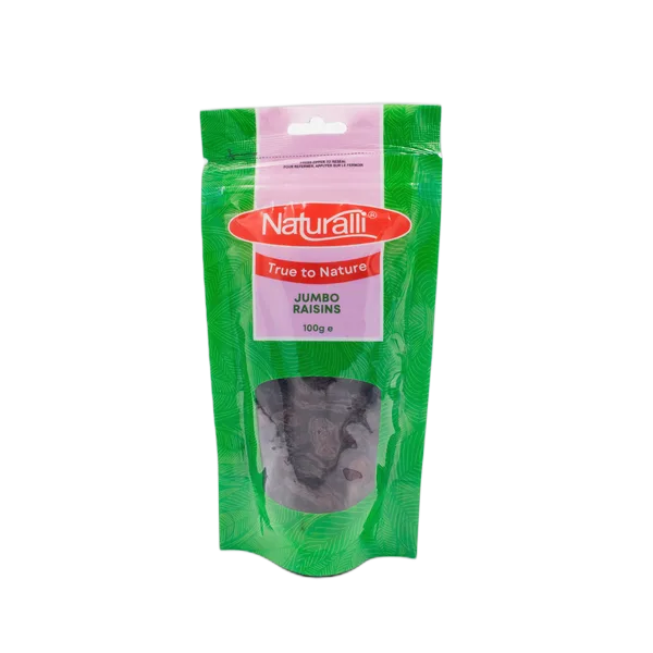 Naturalli Jumbo Black Raisins 100g