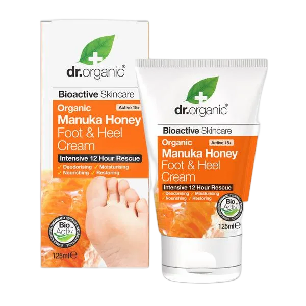Dr Organic Manuka Honey Foot & Heel Cream 125ml