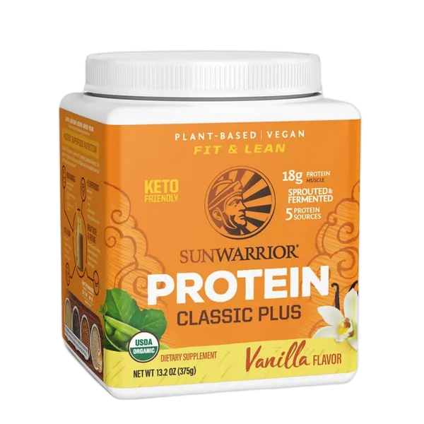 Sunwarrior Classic Plus Organic Vanilla 375g