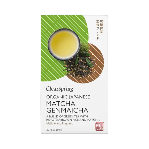 Clear Spring Org Matcha Genmaicha Grm 20tbs