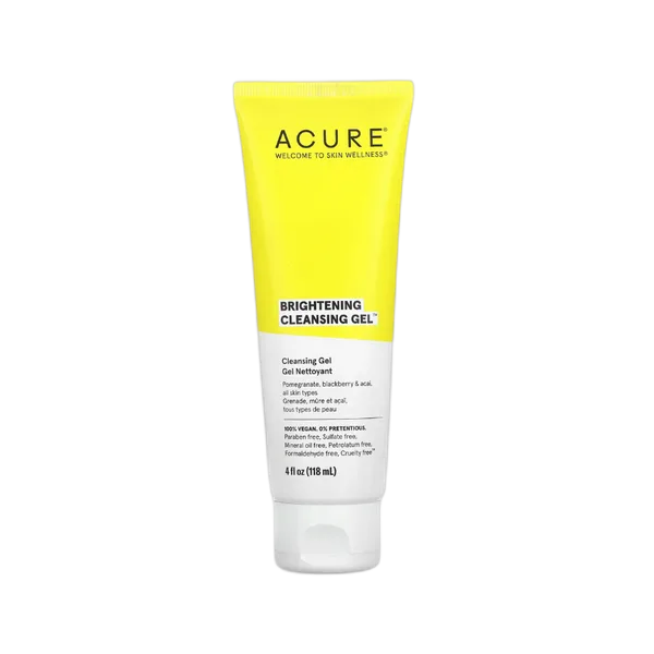 Acure Brightening Cleansing Gel (4oz) 118ml