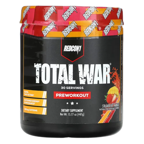 Redcon 1 Total War Pre-Workout Strawberry Mango 30svs 468g