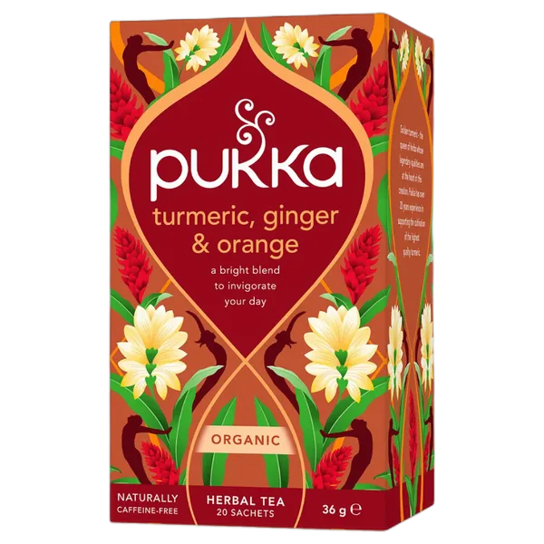 Pukka Org Turmeric, Ginger & Orange Tea (20s) 36g