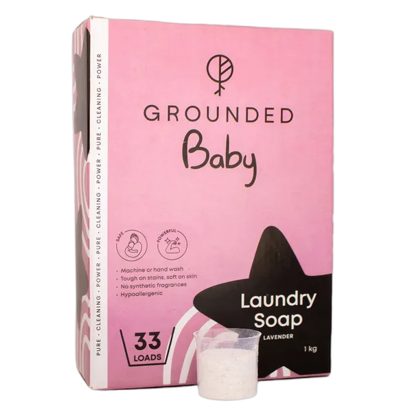 Grounded Baby Laundry Soap Powder - Lavender 1kg