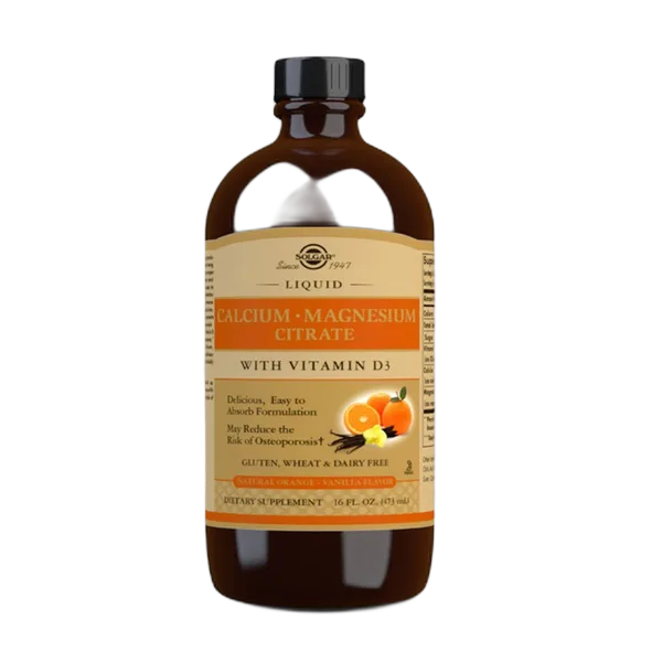 Solgar Liquid Calc-Mag Citrate Vit D3 473ml