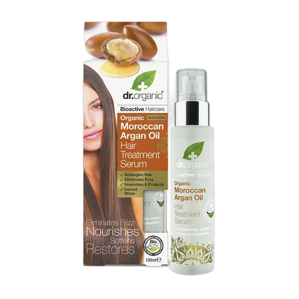 Dr Organic Moroccan Argan Hair Treatment Serum 100ml