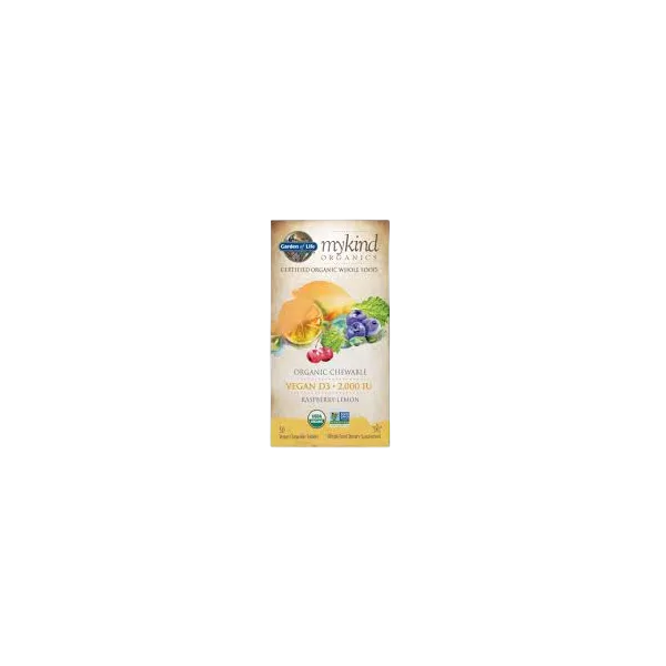 Garden Of Life Mykind Org Chewable Vegan D3 2000iu - Rsp/Berry Lemon