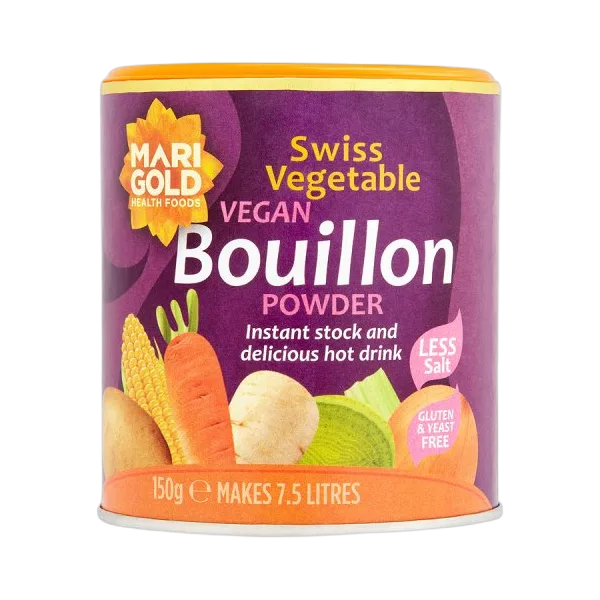 Marigold Swiss Bouillon Reduced Salt 150g Purple