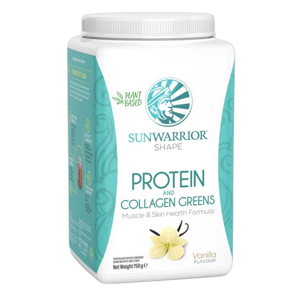 Sunwarrior Shape Slim Collagen Boost Vanilla Powder 750g