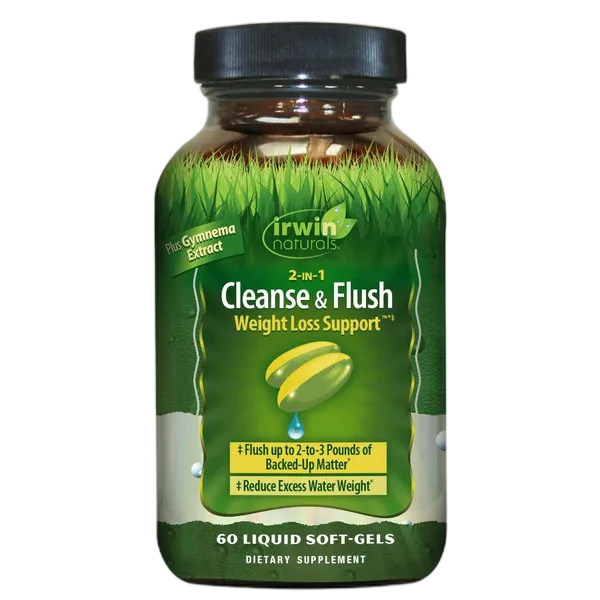 Irwin 2-In-1 Cleanse & Flush Weight Loss Support 60 Sfgls