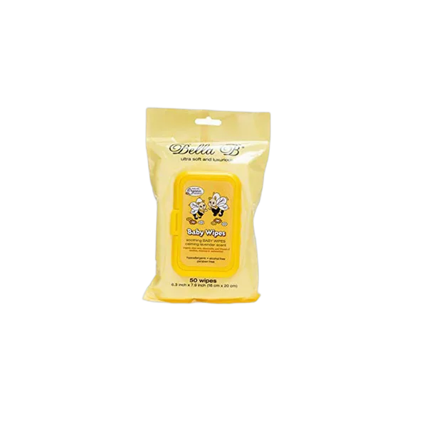 Bella B Ultra Soft & Luxurious Baby Wipes, 50'S