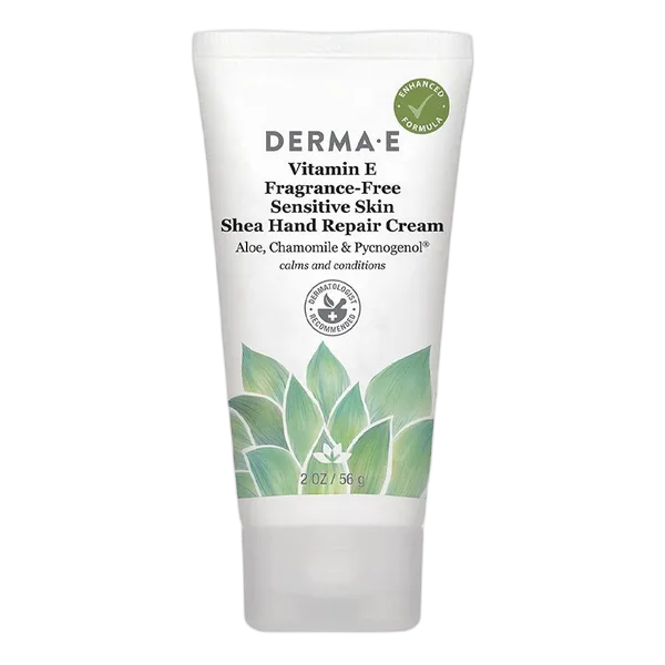 Derma E Vitamin E F-Free Sensitive Skin Shea Hand Repair Cream 2oz/56g