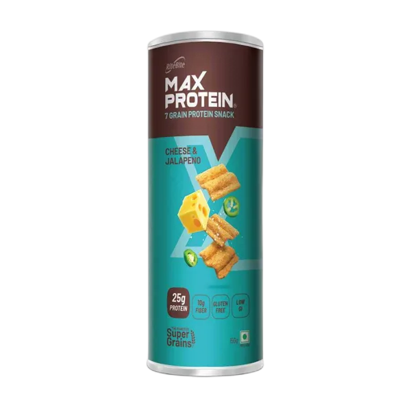 Ritebite Max Protein Cheese & Jalapeno Chips 150g