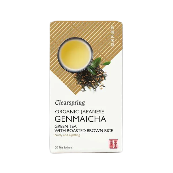 Clear Spring Org Jap Genmaicha Green Tea/Rstd Brown Rice 20'S
