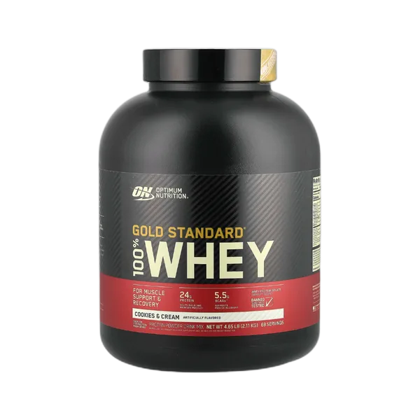 Optimum Nutrition Gold Stnrd 100% Whey Cookies & Cream 2.11kg(5lbs)