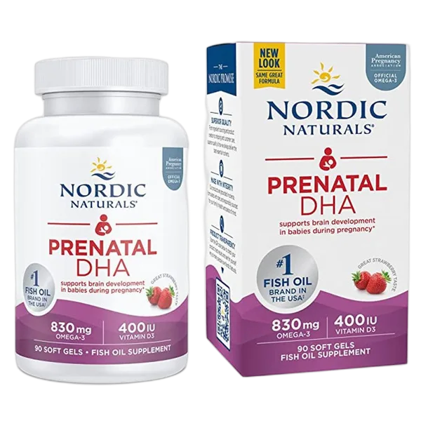 Nordic Naturals Prenatal Dha Strawberry 90s #Rus-01753