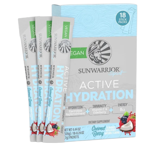 Sunwarrior Active Hydration Coconut Berry (18packs) 126g
