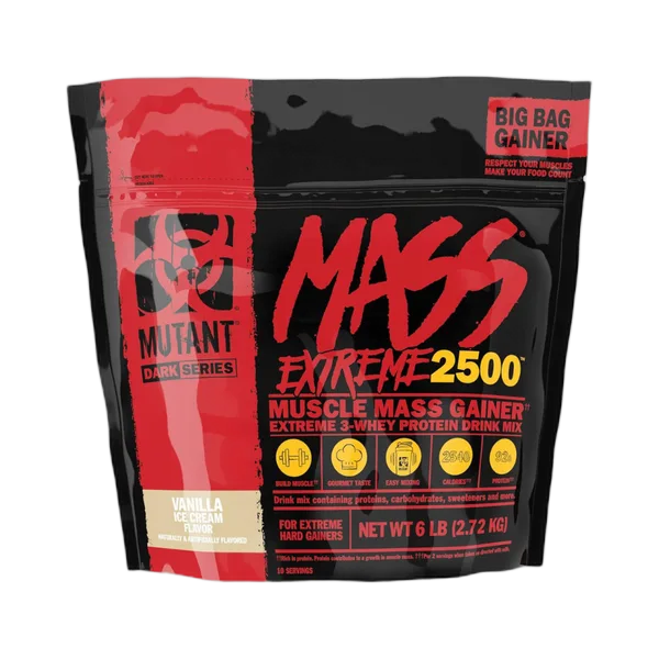 Mutant Extreme Mass Gainer Vanilla Ice Cream (6lbs) 2.72kg