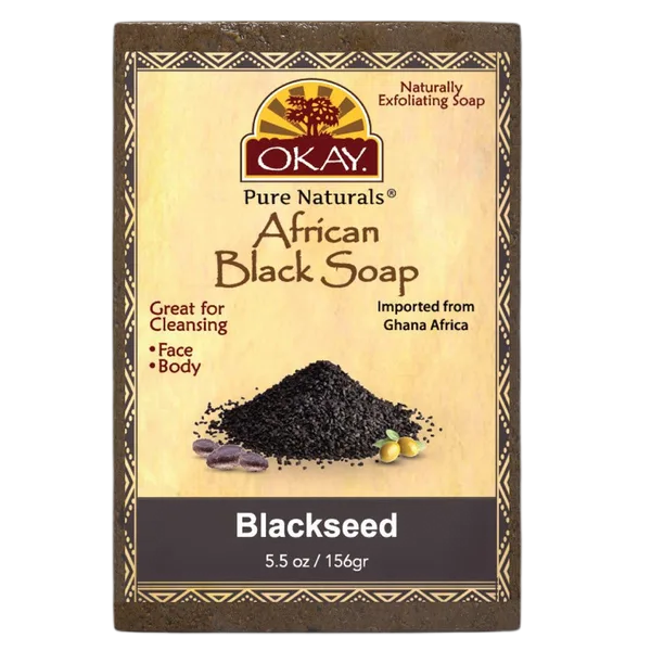 Okay African Black Blackseed Soap  5.5oz/156gm #Ok-Sabbs5