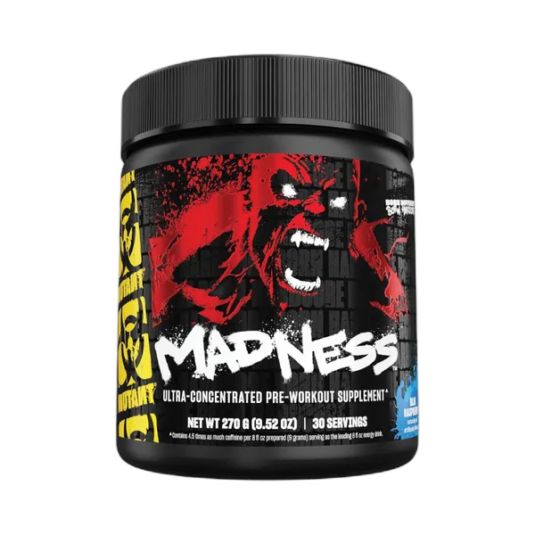 Mutant Madness Uc Pre-Workout Peach Blue R/Berry (30svs) 270g