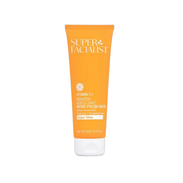 Super Facialist Vit C+ Brighten Gentle Daily Micro Polish Wash 125ml