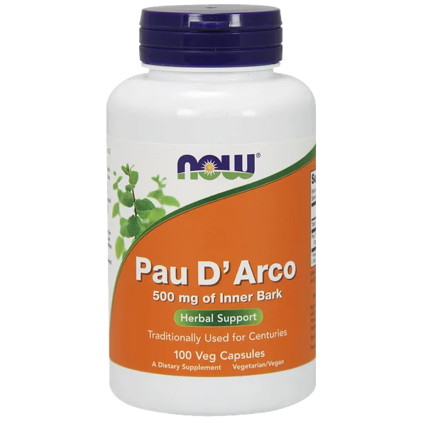 Now Pau D Arco 500mg 100caps