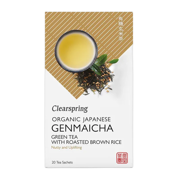 Clear Spring Org Jap Genmaicha Green Tea/Rstd B/Rice 90g