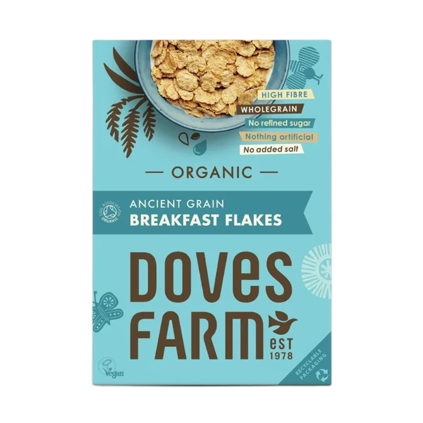 Doves Org Ancient Grain Breakfast Flakes 375g