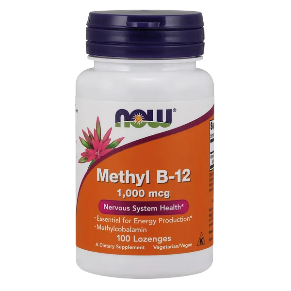 Now Methyl B-12 1000mcg 100lozenges