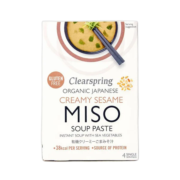 Clear Spring Org Gf Creamy Sesame Inst Miso S-Paste 60g