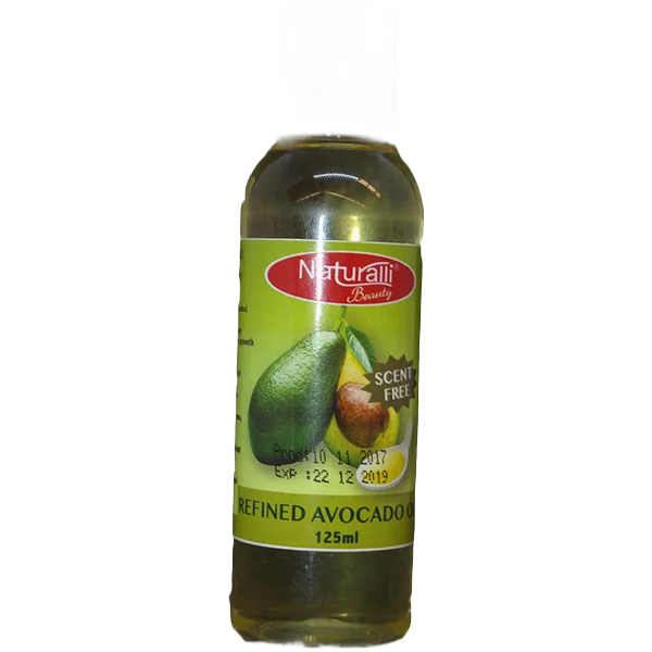 Naturalli Beauty Refined Avocado Oil 125ml
