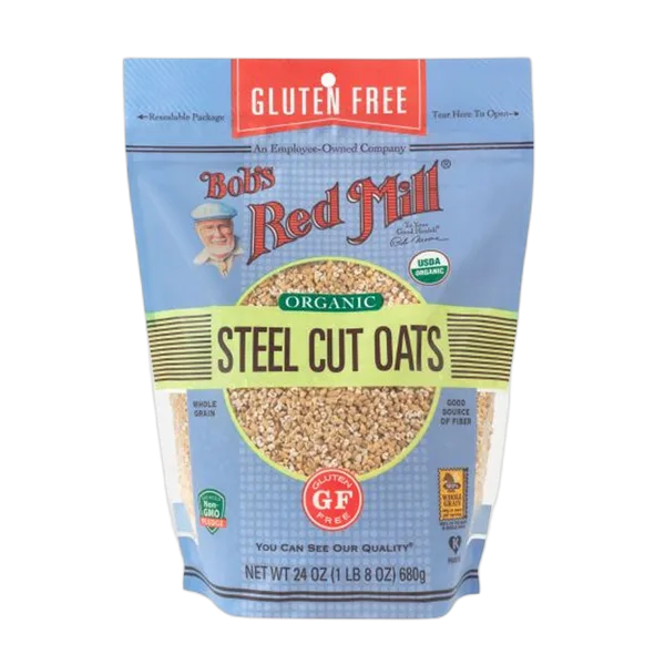 Bobs Rm Org Steel Cut Oats 680gm