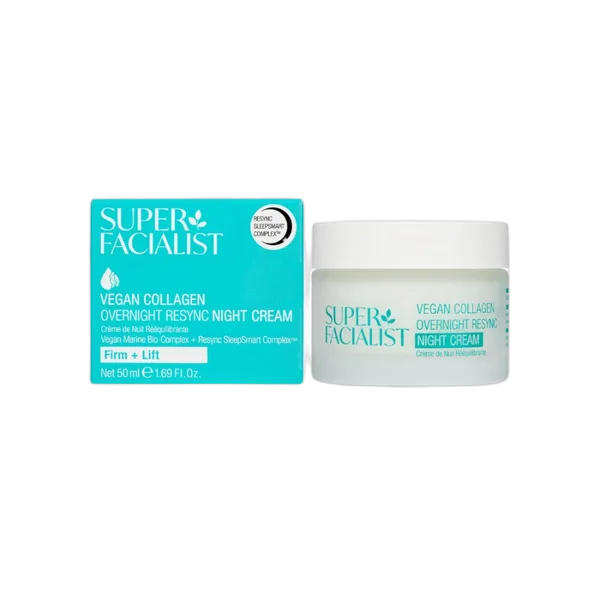 Super Facialist Vegan Collagen Overnight Resync Night Cream 50ml