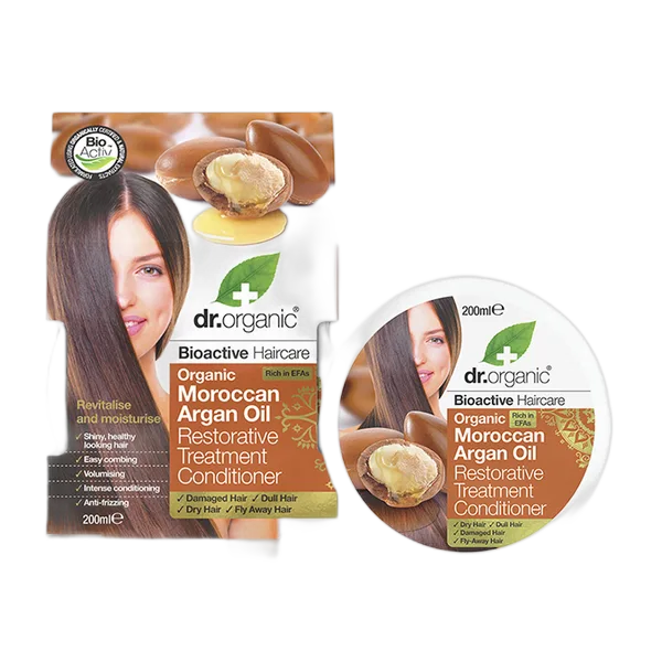 Dr Organic Moroccan Argan Oil Restorative 200ml