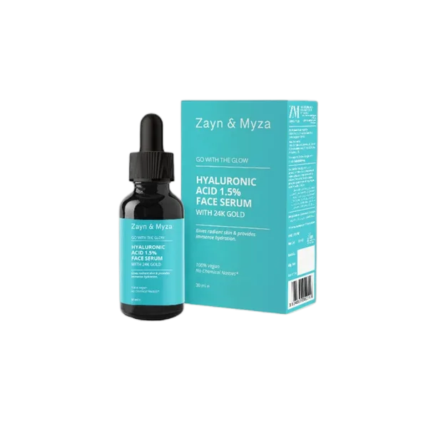 Zm 1.5% Hyaluronic Acid With 24k Gold Face Serum 30ml