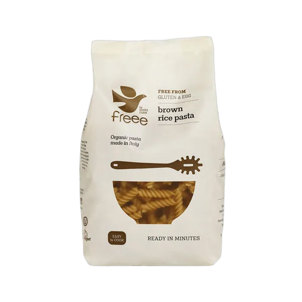 Doves G/F Org Brown Rice Fusil Pst 500g