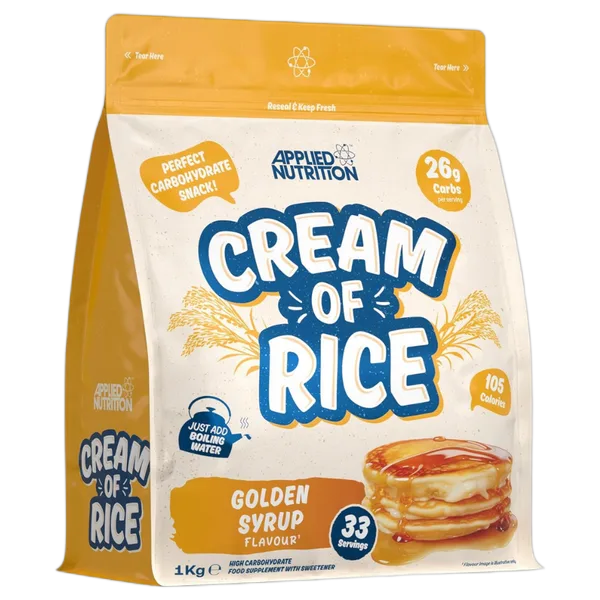 Applied Nutrition Cream Of Rice Golden Syrup Flavor (33svs) 1kg