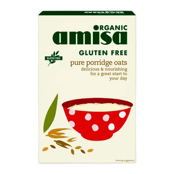 Amisa Org G/F Pure Porridge Oats 325gm
