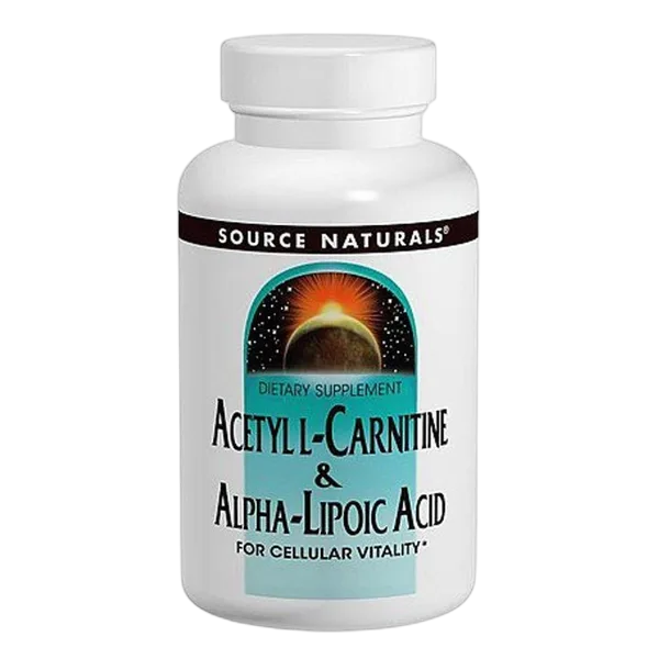 Source Naturals Acetyll-Carnitine & Alpha-Lipoic Acid 650 Mg 30tabs